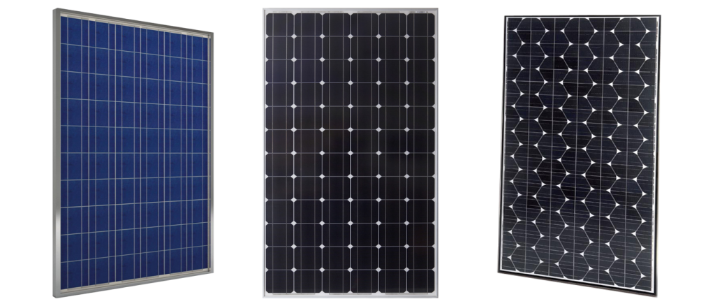 Polycrystalline, Monocrystalline or Hybrid solar PV Panels
